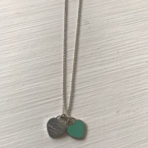 Tiffany charm heart necklace